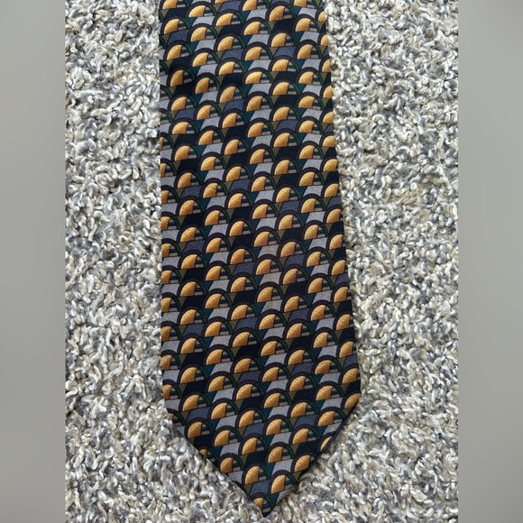 J. Garcia men’s vintage silk ties bundle of three - Picture 7 of 9